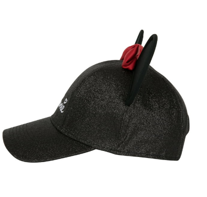 Picture of Disney Minnie Glitter Ears Adult Hat Black Red