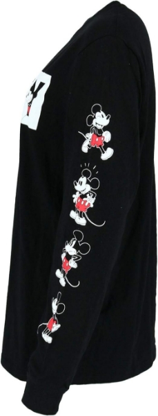 Picture of Disney Many Mickey Adult  Long Sleeve Top Black Medium