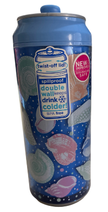 Picture of Cool Gear Can Water Bottle 16 oz Blue