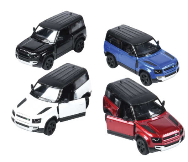 Picture of Kinsmart Land Rover Defender 90 Eggshell 136 Scale Diecast SUV SMALL