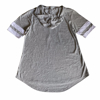 Picture of Disney Mickey Mouse Women's Hooded Football Shirt Grey Medium