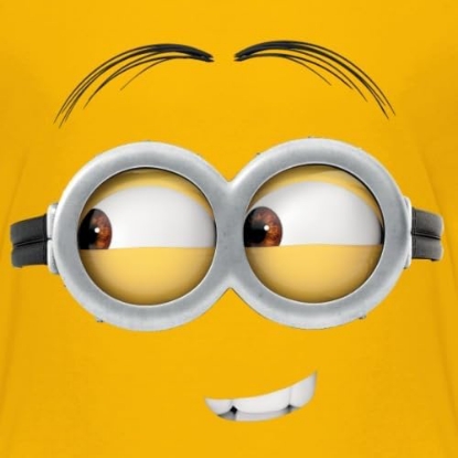 Picture of Minions Smiling Face Toddler T-Shirt Yellow 4T