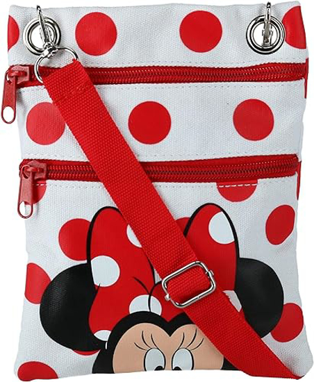 Picture of Disney Dotty Minnie Passport Bag  White