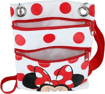 Picture of Disney Dotty Minnie Passport Bag  White