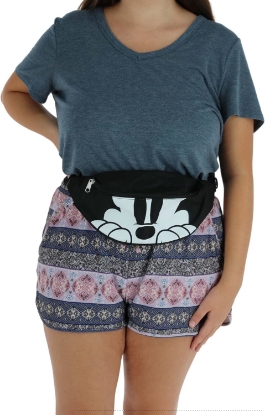 Picture of Disney Peeking Mickey Mouse Bumbag Waist Pack Black