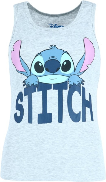 Picture of Disney Stitch Women's Tank Top Grey Small