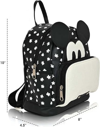 Picture of Disney Mickey Mouse Premium Mini Backpack Mickey Mouse Classic Double Strap 10 Inch