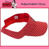 Picture of Disney's Minnie Mouse Polka Dot Adjustable Sun Visor Red One Size