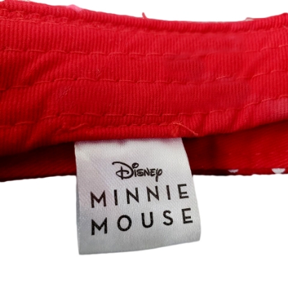 Picture of Disney's Minnie Mouse Polka Dot Adjustable Sun Visor Red One Size
