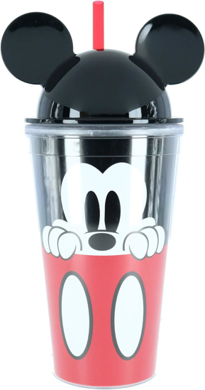 Picture of Disney Mickey Buttons 16oz Ear Tumbler Black Red