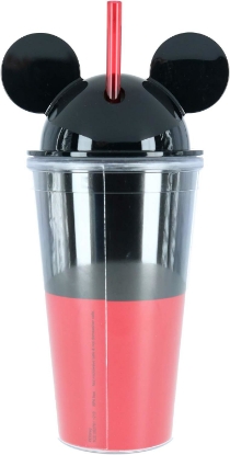 Picture of Disney Mickey Buttons 16oz Ear Tumbler Black Red