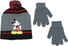 Picture of Disney Boys Mickey Mouse Hat and Glove Set Charcoal