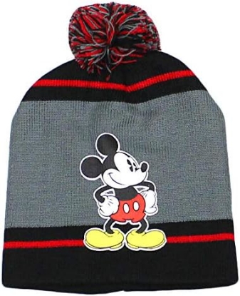 Picture of Disney Boys Mickey Mouse Hat and Glove Set Charcoal
