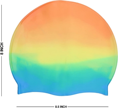 Picture of Strand Import Silicone Swim Cap Multi Color