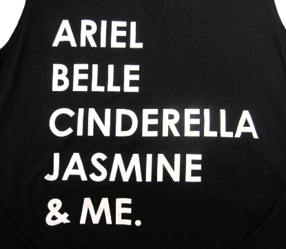 Picture of Disney Princess Ariel Belle Cinderella and Me Tank Top XL