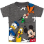 Picture of Disney Youth Boys Tee Mickey Goofy Donald Pluto Fab Day Large