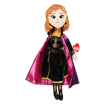 Picture of Disney  TY Sparkle Beanie Buddies Frozen Anna plush 12 Inch (BEanie buddies Anna)