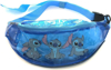 Picture of Disney Lilo & Stitch Blue Clear Vinyl Stitch Sitting Trio Waist Belly Bag Fanny Pack