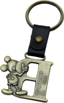 Picture of Disney Mickey Mouse Letter B Brass Key Chain
