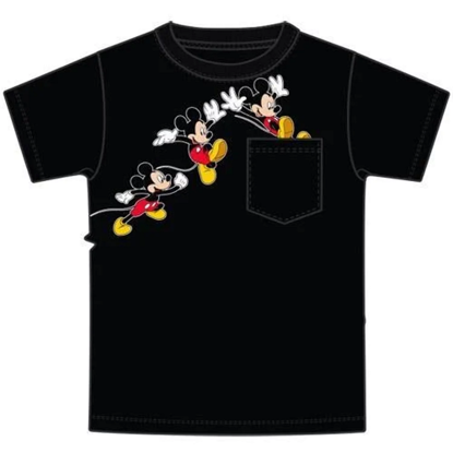 Picture of Disney Mickey Boys Pocket Tee Black Boy's Size: Small