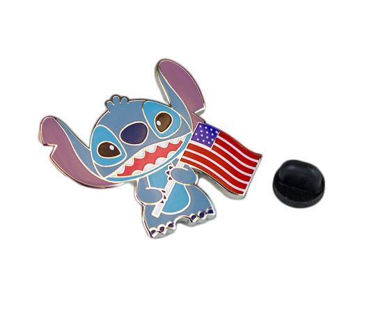 Picture of Disney Stitch 4th of July Enamel Pin