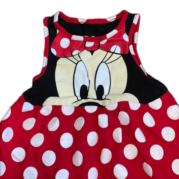 Picture of Disney Minnie Mouse Toddler Girls Dress (3T) Red