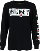 Picture of Disney Many Mickey Adult Long Sleeve Top Black Small