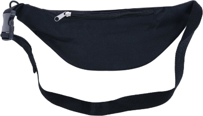 Picture of Disney Mickey and Minnie Mouse Peeking Fanny Pack Black