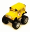 Picture of Funny Big Wheel School Bus Yellow By Kinsmart 4004DB 4 Inch Scale Diecast Model Replica