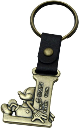 Picture of Disney Mickey Mouse Letter L Brass Key Chain