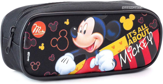 Picture of Disney Mickey Mouse It's All About Mickey Blue or Black Pencil Case (Randomly)