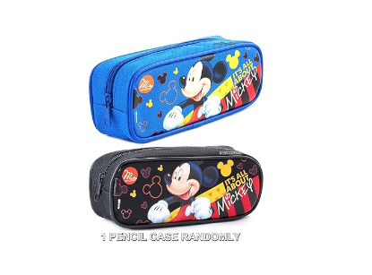 Picture of Disney Mickey Mouse It's All About Mickey Blue or Black Pencil Case (Randomly)