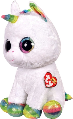 Picture of TY Beanie Boos Pixie White Unicorn Medium Plush Toy