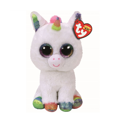 Picture of TY Beanie Boos Pixie White Unicorn Medium Plush Toy