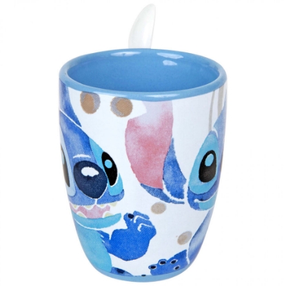 Picture of Disney Stitch Ceramic Espresso Mug with Spoon