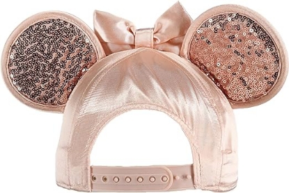 Picture of Disney Minnie Mouse Adult Rose Gold Tone Ears Hat