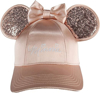 Picture of Disney Minnie Mouse Youth Rose Gold Bling Ears Adjustable Hat