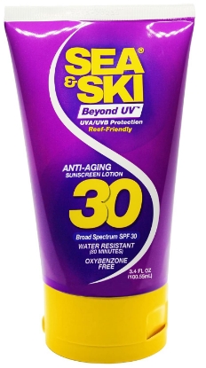 Picture of SEA & SKI Beyond UV™ Anti-Aging SPF 30 Reef Friendly Sunscreen Lotion Travel Size 3.4 OZ