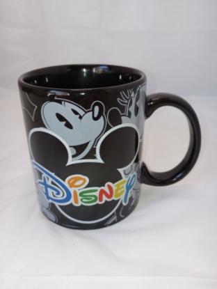 Picture of Disney Black Classic Mickey Mouse and Friends Character Ceramic Coffee Mug, 11 oz