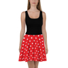 Picture of Disney Minnie Mouse Women's Black and Red Polka Dot Dress Medium