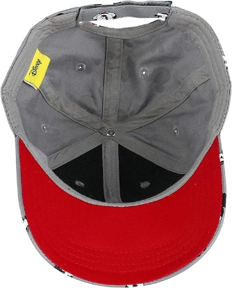 Picture of Disney Kids' Mickey Mouse Print Baseball Cap Gray Black