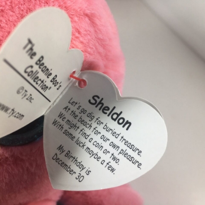 Picture of TY Beanie Boos Sheldon Coral Octopus 6" Small