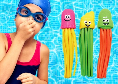 Picture of JA-RU 3 Pack Diving Buddies Dive Game Diving Toys Fun Swimming Pool Dive Toys