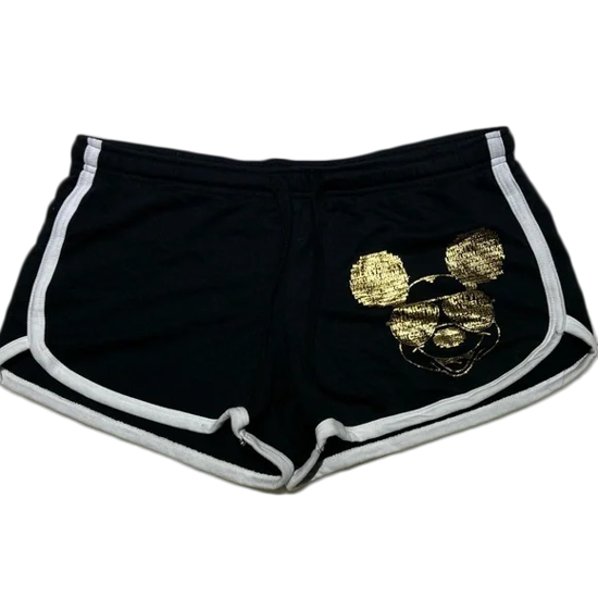 Picture of Disney Mickey Mouse Gold Foil Women's Beach Shorts Xs