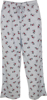 Picture of Disney Mickey Mouse Juniors Gray Pajama Pants XL