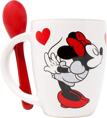 Picture of Disney Mickey and Minnie Mouse Espresso Cup & Spoon, Set of 2