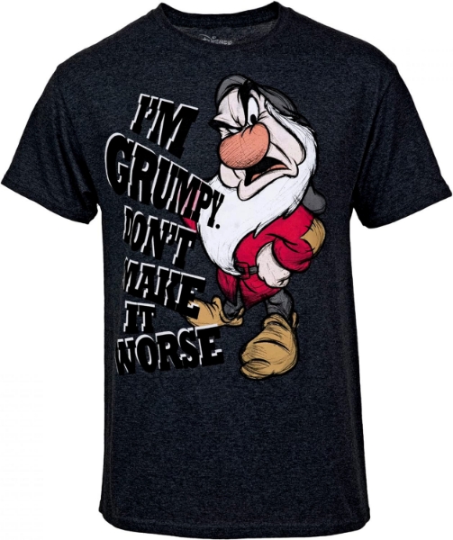 Picture of Disney I'm Grumpy Don't Make It Worse Adult T-Shirt XL