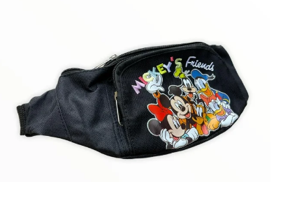Picture of Disney Mickey and Friends Black Belly Fanny Pack