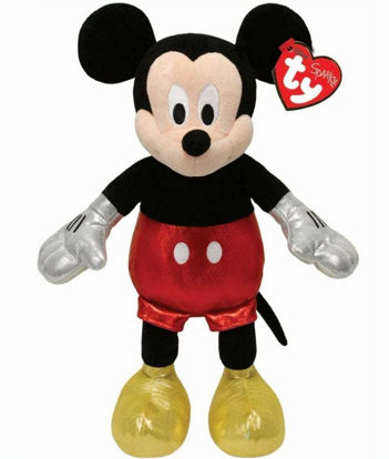 Picture of TY Beanie Buddy Disney Mickey Mouse Sparkle Plush Red 13"