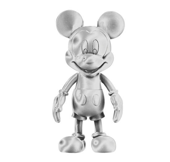 Picture of Disney Mickey Mouse Pewter Figural Dangle Silver Magnet New 25019